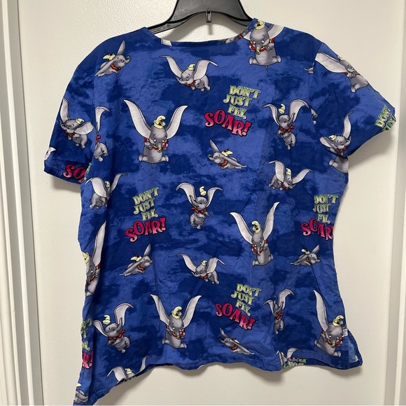 Disney Dumbo Scrub Top Shirt 2XL - Picture 6 of 6